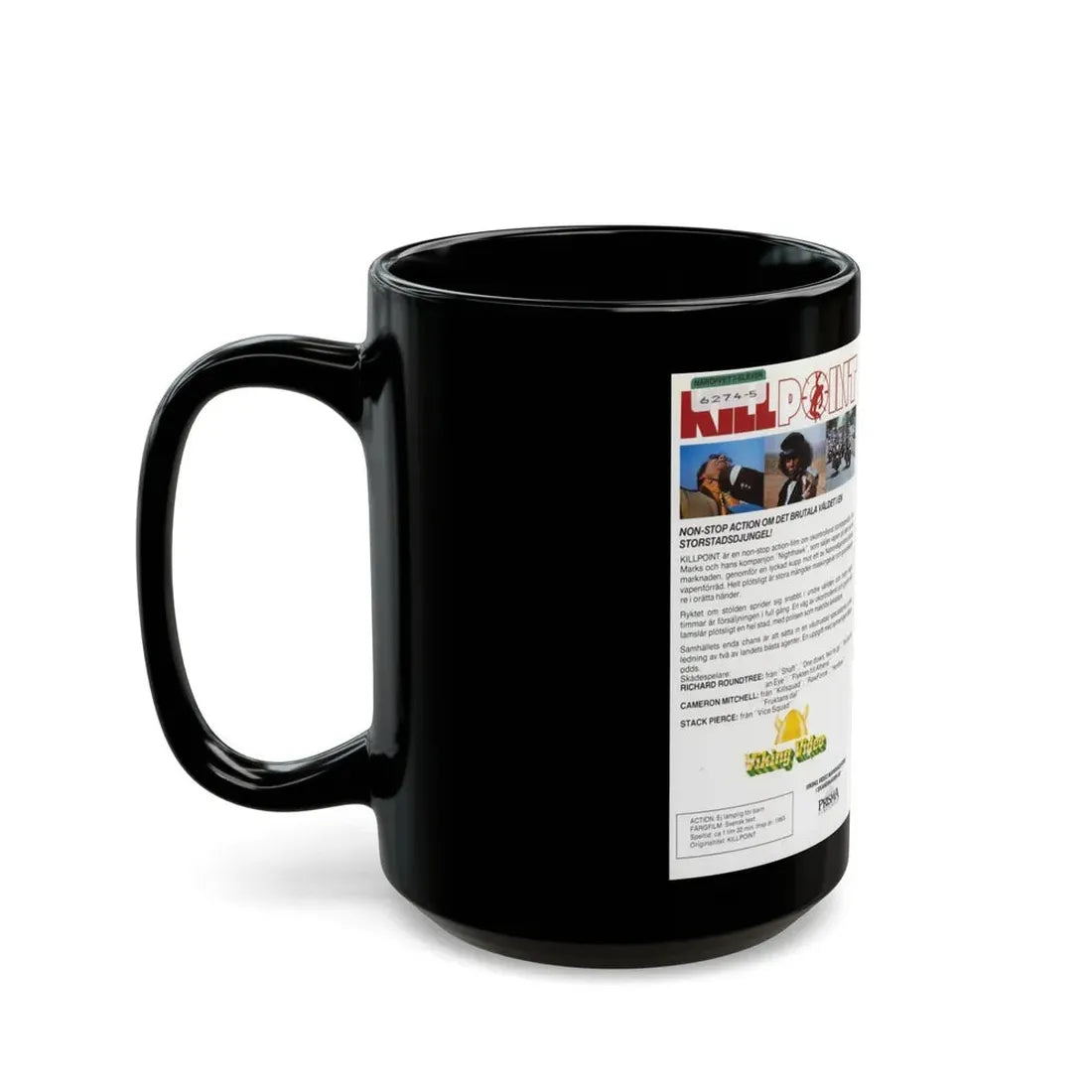 KILLPOINT (VHS COVER) - Black Coffee Mug - Go Mug Yourself