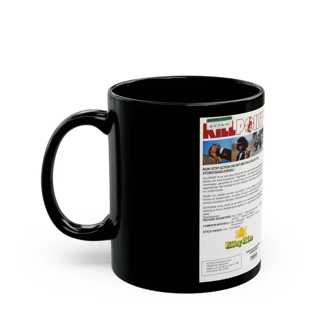 KILLPOINT (VHS COVER) - Black Coffee Mug - Go Mug Yourself