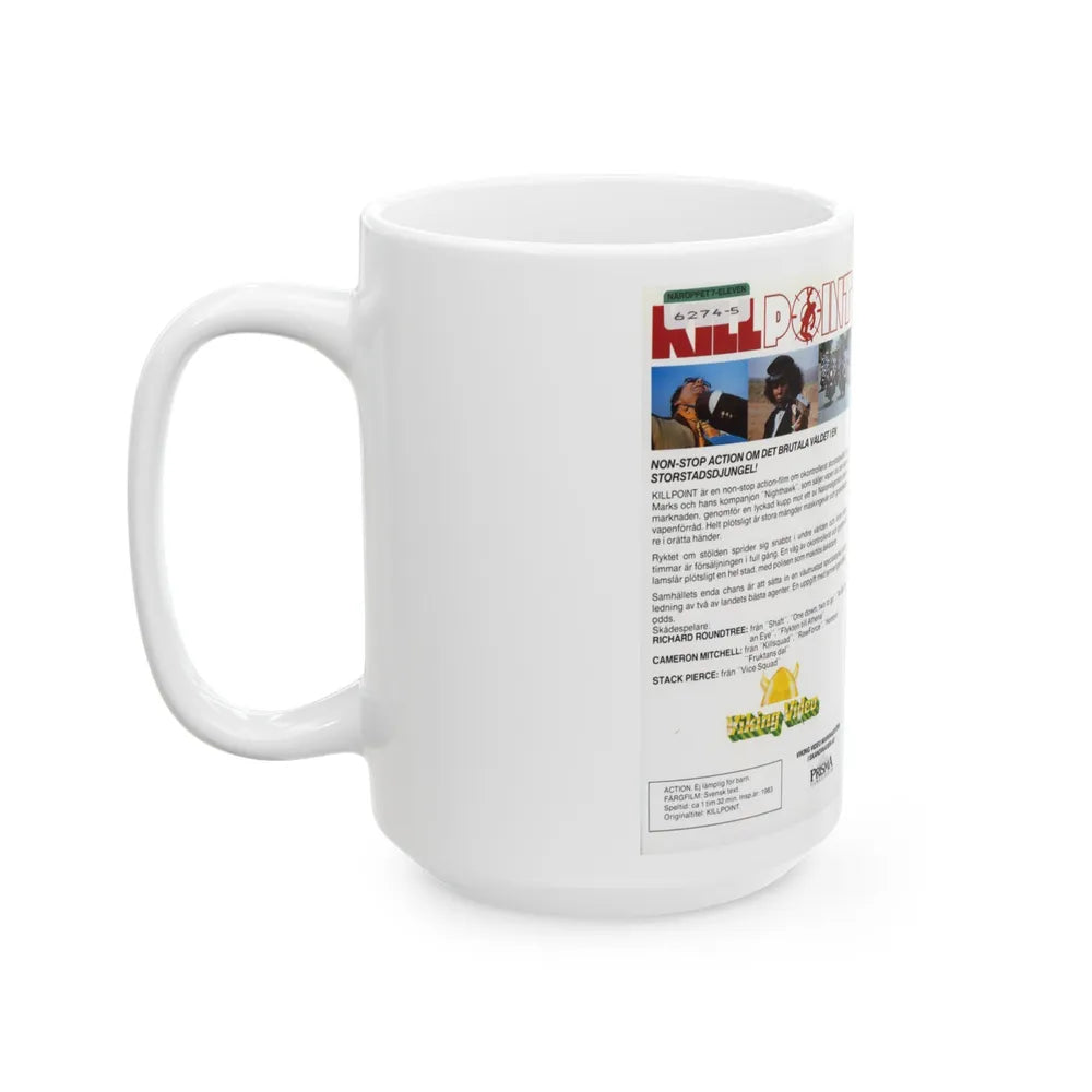 KILLPOINT (VHS COVER) - White Coffee Mug-Go Mug Yourself