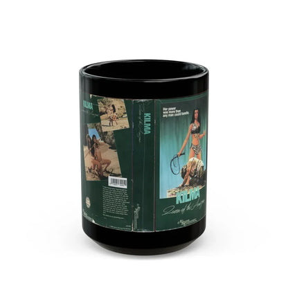 KILMA QUEEN OF THE AMAZONS (VHS COVER) - Black Coffee Mug 15oz - Go Mug Yourself