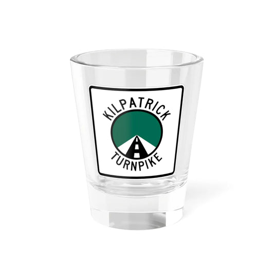 Kilpatrick Turnpike (Oklahoma) (Road Sign) Shot Glass 1.5oz 1.5oz - Go Mug Yourself