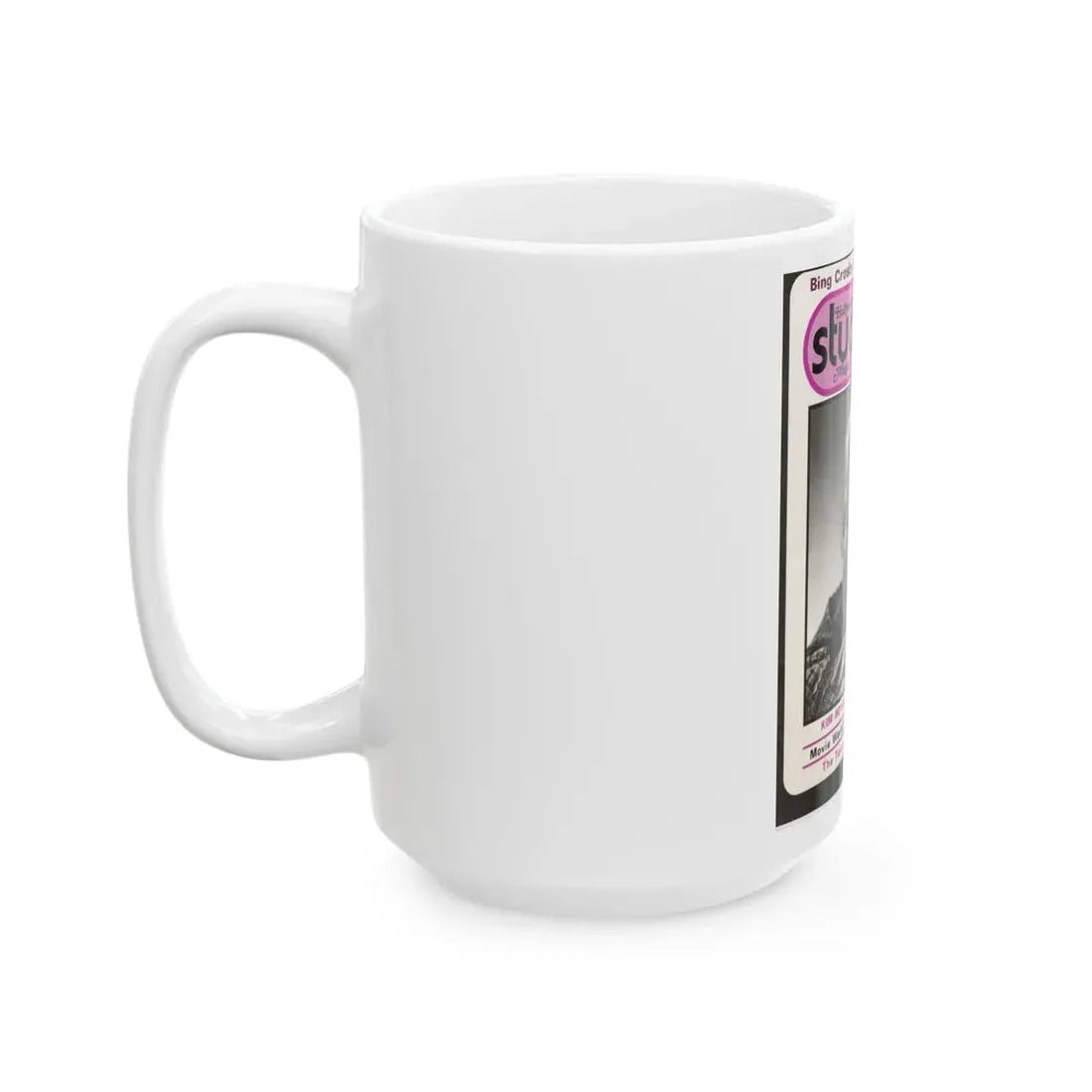 Kim Novak #109 - Mag. Cover (Vintage Female Icon) White Coffee Mug - Go Mug Yourself