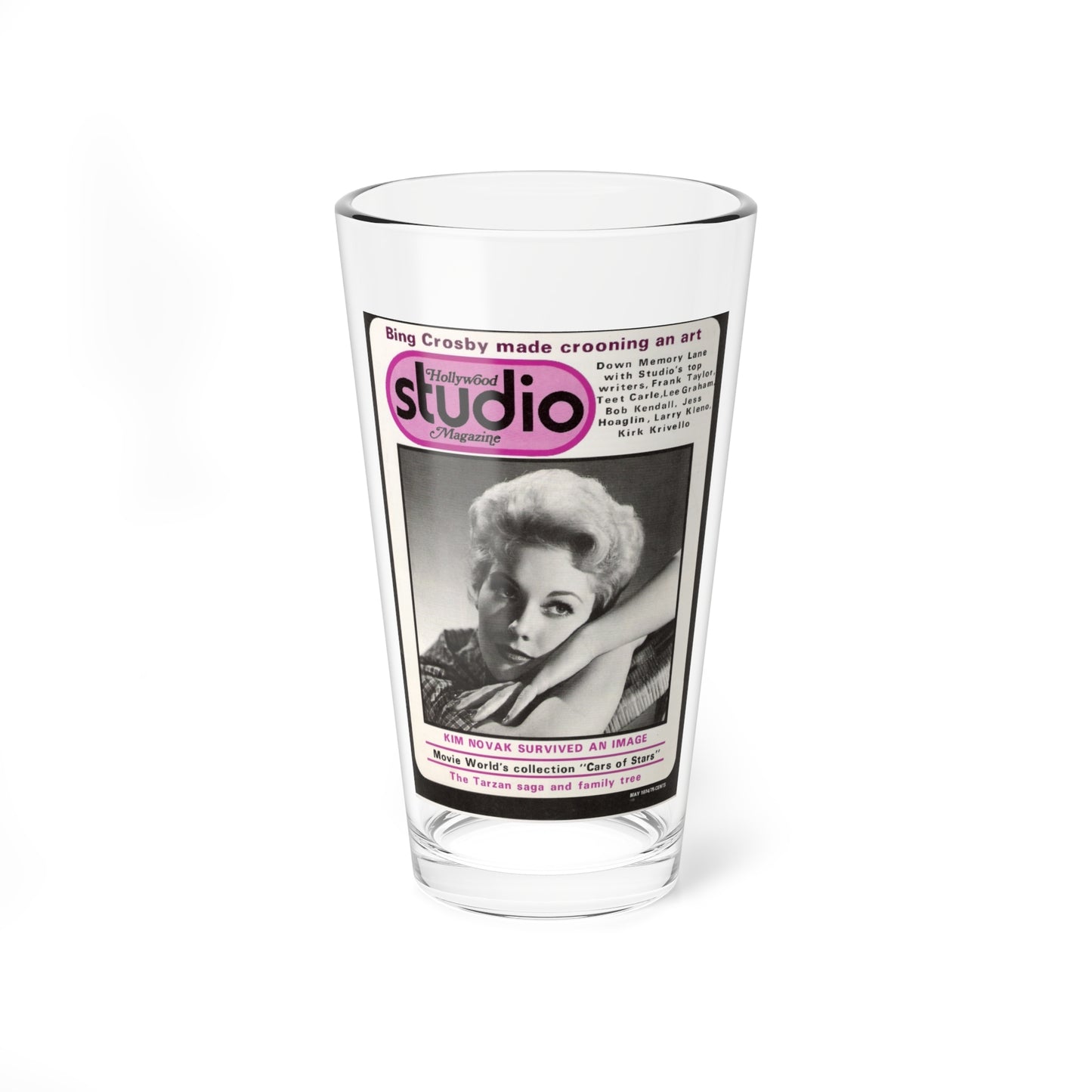 Kim Novak #109 - Mag. Cover (Vintage Female Icon) Pint Glass 16oz-16oz-Go Mug Yourself