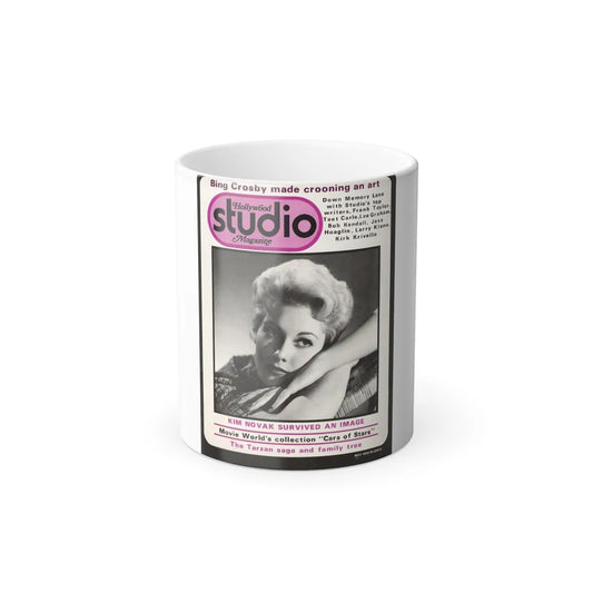Kim Novak #109 - Mag. Cover (Vintage Female Icons) Color Changing Mug 11oz-11oz-Go Mug Yourself