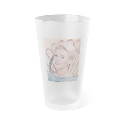 Kim Novak #126 (Vintage Female Icon) Frosted Pint Glass 16oz-16oz-Frosted-Go Mug Yourself