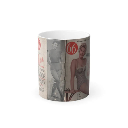 Kim Novak #139 - Scanned Mag. 66 Photos (front cover & back cover) (Vintage Female Icons) Color Changing Mug 11oz-11oz-Go Mug Yourself