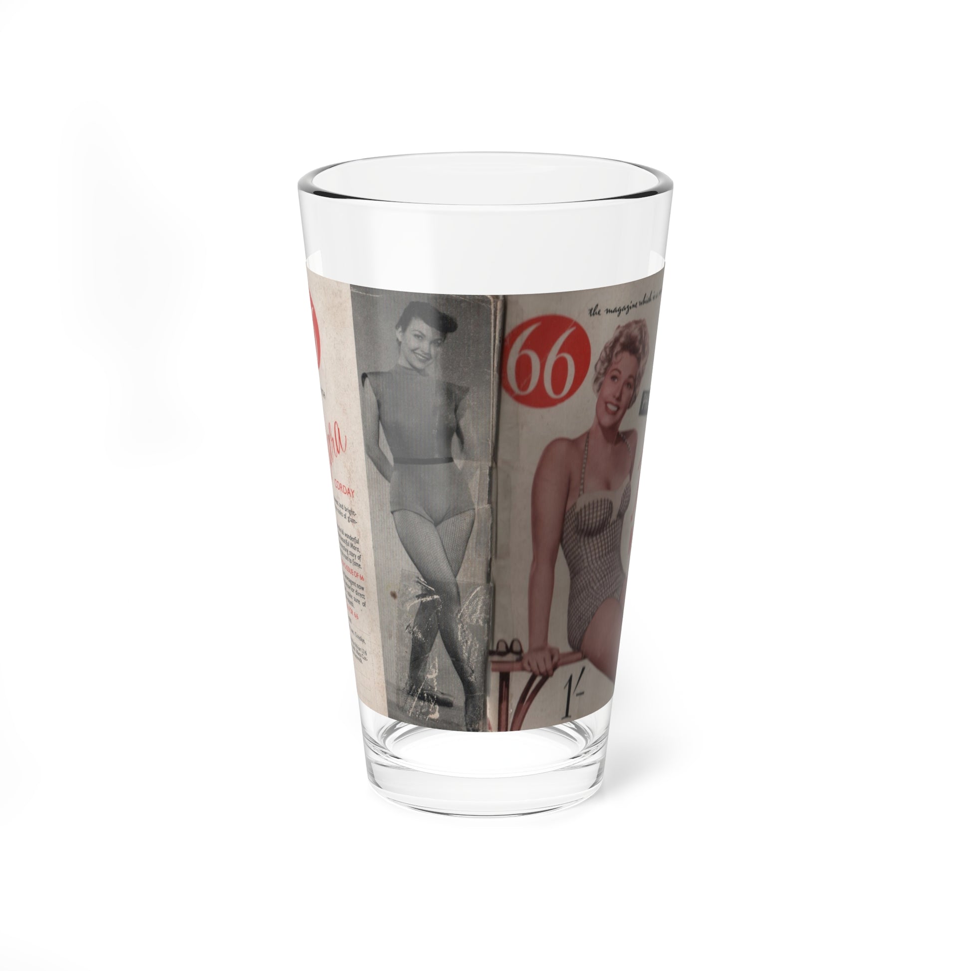 Kim Novak #139 - Scanned Mag. 66 Photos (Vintage Female Icon) Pint Glass 16oz-16oz-Go Mug Yourself