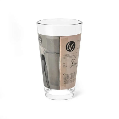 Kim Novak #140 - Scanned Mag. 66 Photos (Vintage Female Icon) Pint Glass 16oz 16oz - Go Mug Yourself