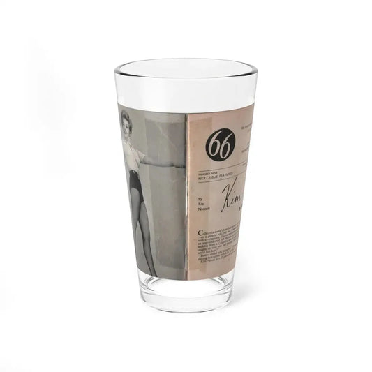 Kim Novak #140 - Scanned Mag. 66 Photos (Vintage Female Icon) Pint Glass 16oz 16oz - Go Mug Yourself