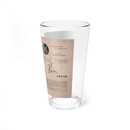 Kim Novak #140 - Scanned Mag. 66 Photos (Vintage Female Icon) Pint Glass 16oz - Go Mug Yourself