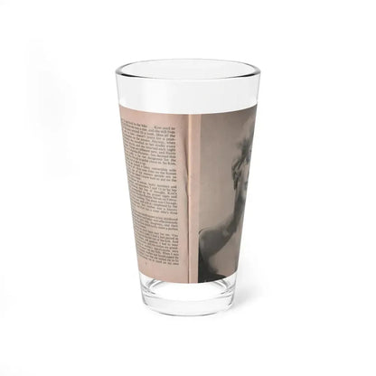Kim Novak #142 - Scanned Mag. 66 Photos (Vintage Female Icon) Pint Glass 16oz 16oz - Go Mug Yourself