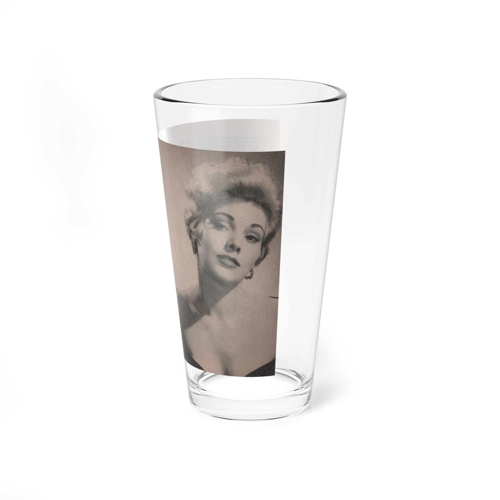 Kim Novak #142 - Scanned Mag. 66 Photos (Vintage Female Icon) Pint Glass 16oz-Go Mug Yourself