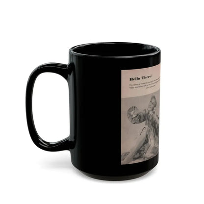 Kim Novak #144 - Scanned Mag. 66 Photos (Vintage Female Icon) Black Coffee Mug - Go Mug Yourself