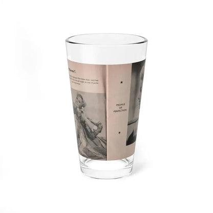 Kim Novak #144 - Scanned Mag. 66 Photos (Vintage Female Icon) Pint Glass 16oz 16oz - Go Mug Yourself
