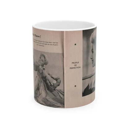 Kim Novak #144 - Scanned Mag. 66 Photos (Vintage Female Icon) White Coffee Mug 11oz - Go Mug Yourself