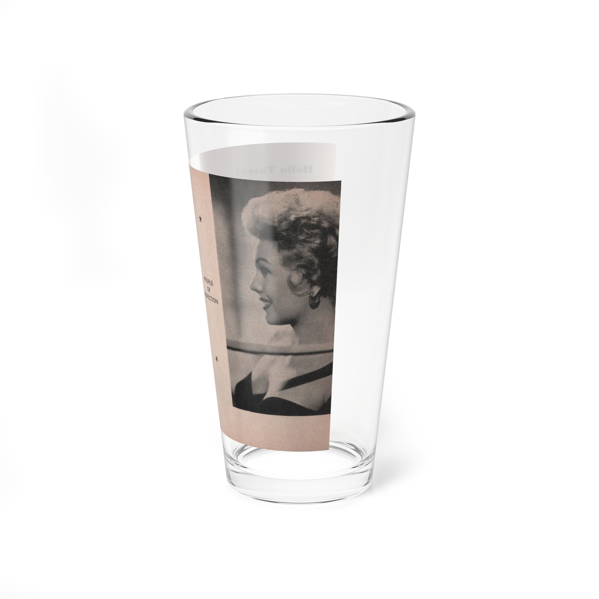 Kim Novak #144 - Scanned Mag. 66 Photos (Vintage Female Icon) Pint Glass 16oz-Go Mug Yourself