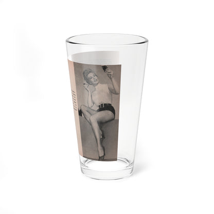Kim Novak #146 - Scanned Mag. 66 Photos (Vintage Female Icon) Pint Glass 16oz-Go Mug Yourself