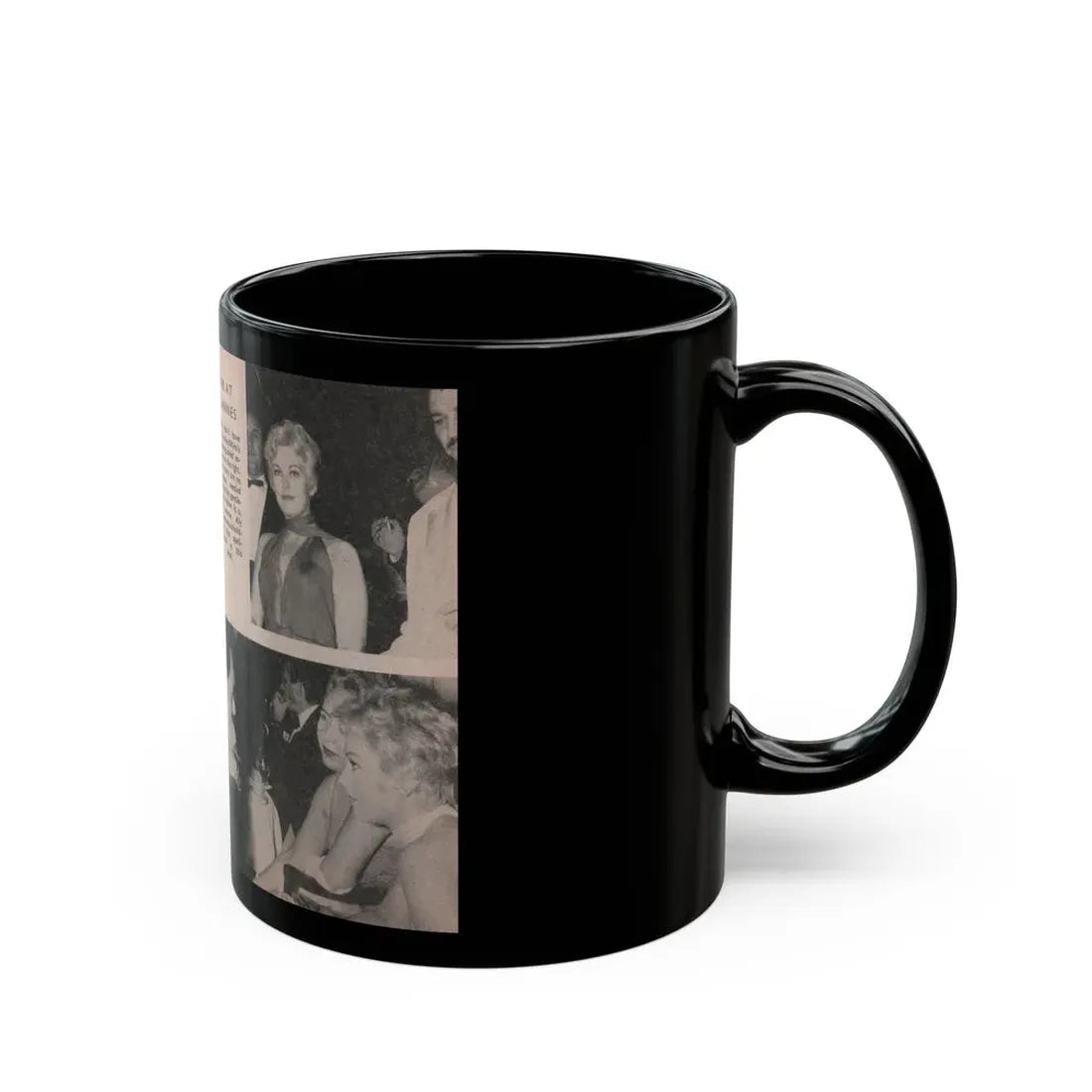 Kim Novak #147 - Scanned Mag. 66 Photos (Vintage Female Icon) Black Coffee Mug - Go Mug Yourself