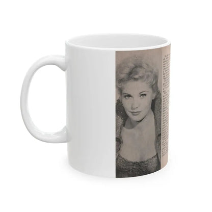 Kim Novak #147 - Scanned Mag. 66 Photos (Vintage Female Icon) White Coffee Mug - Go Mug Yourself