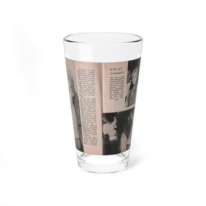 Kim Novak #147 - Scanned Mag. 66 Photos (Vintage Female Icon) Pint Glass 16oz-16oz-Go Mug Yourself