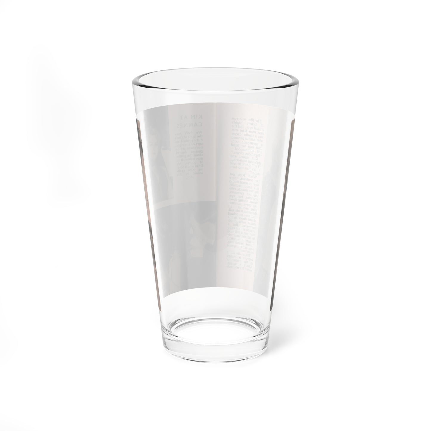 Kim Novak #147 - Scanned Mag. 66 Photos (Vintage Female Icon) Pint Glass 16oz-Go Mug Yourself