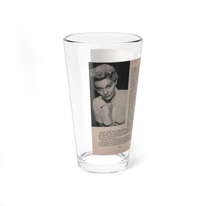 Kim Novak #149 - Scanned Mag. 66 Photos (Vintage Female Icon) Pint Glass 16oz - Go Mug Yourself