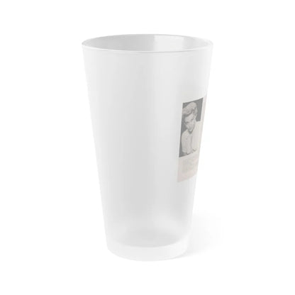 Kim Novak #149 - Scanned Mag. 66 Photos (Vintage Female Icon) Frosted Pint Glass 16oz-Go Mug Yourself