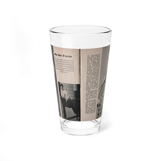 Kim Novak #151 - Scanned Mag. 66 Photos (Vintage Female Icon) Pint Glass 16oz 16oz - Go Mug Yourself