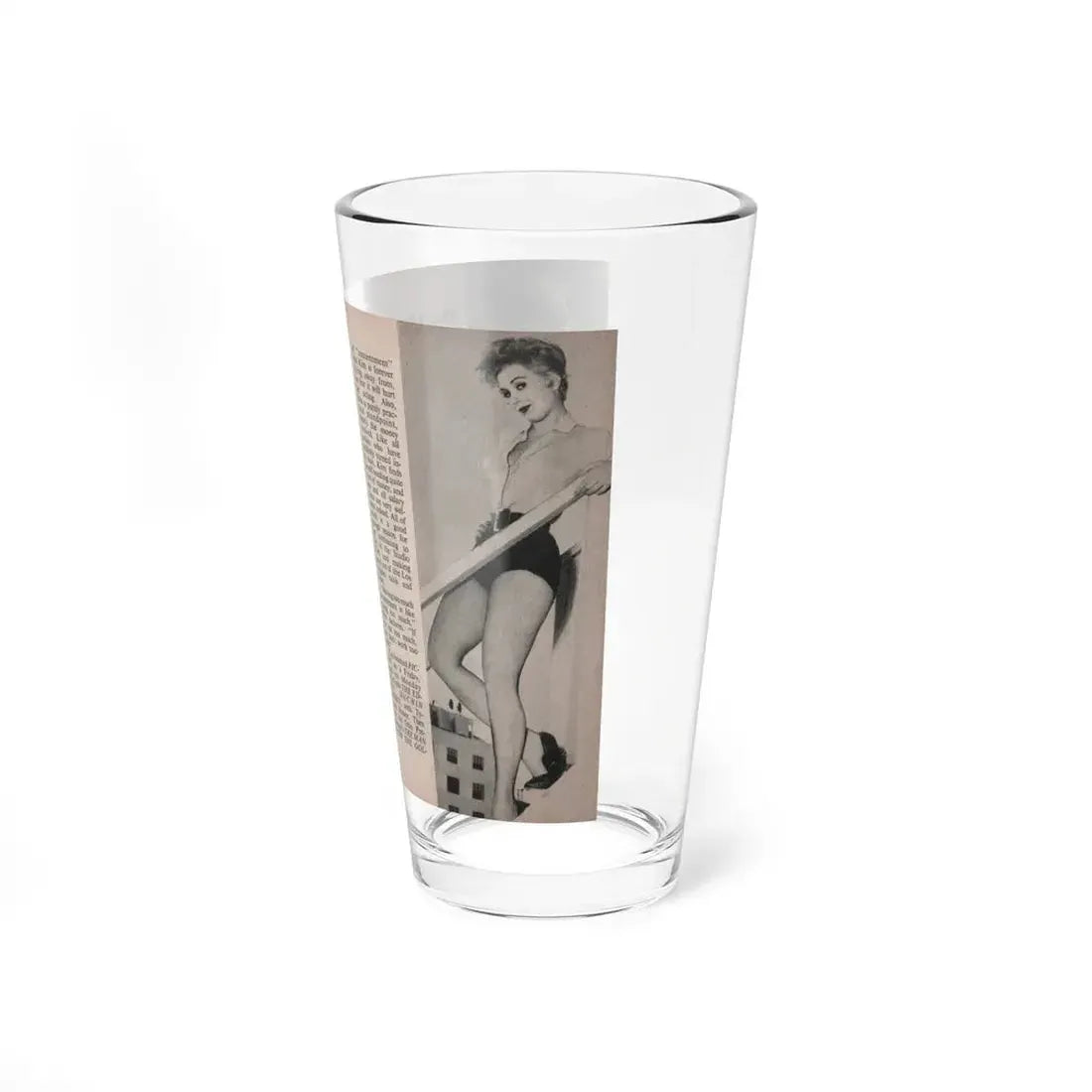 Kim Novak #151 - Scanned Mag. 66 Photos (Vintage Female Icon) Pint Glass 16oz - Go Mug Yourself