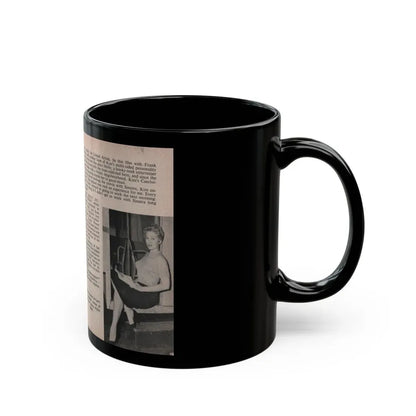 Kim Novak #152 - Scanned Mag. 66 Photos (Vintage Female Icon) Black Coffee Mug - Go Mug Yourself
