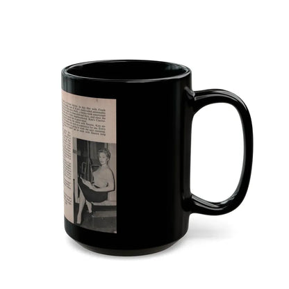 Kim Novak #152 - Scanned Mag. 66 Photos (Vintage Female Icon) Black Coffee Mug - Go Mug Yourself