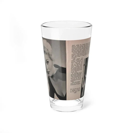 Kim Novak #152 - Scanned Mag. 66 Photos (Vintage Female Icon) Pint Glass 16oz 16oz - Go Mug Yourself