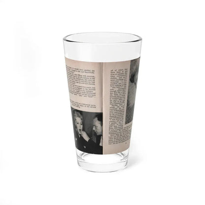 Kim Novak #153 - Scanned Mag. 66 Photos (Vintage Female Icon) Pint Glass 16oz 16oz - Go Mug Yourself