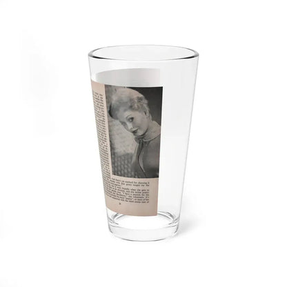Kim Novak #153 - Scanned Mag. 66 Photos (Vintage Female Icon) Pint Glass 16oz - Go Mug Yourself