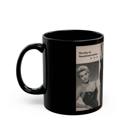 Kim Novak #154 - Scanned Mag. 66 Photos (Vintage Female Icon) Black Coffee Mug - Go Mug Yourself
