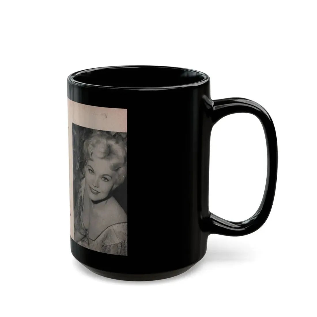 Kim Novak #154 - Scanned Mag. 66 Photos (Vintage Female Icon) Black Coffee Mug - Go Mug Yourself