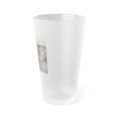 Kim Novak #154 - Scanned Mag. 66 Photos (Vintage Female Icon) Frosted Pint Glass 16oz-Go Mug Yourself