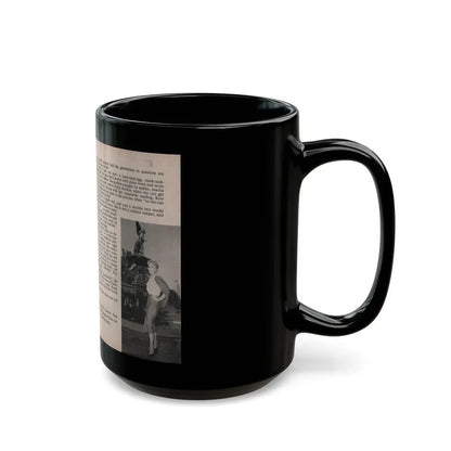 Kim Novak #155 - Scanned Mag. 66 Photos (Vintage Female Icon) Black Coffee Mug - Go Mug Yourself