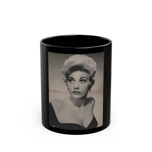 Kim Novak #156 - Scanned Mag. 66 Photos (Vintage Female Icon) Black Coffee Mug 11oz - Go Mug Yourself