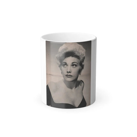 Kim Novak #156 - Scanned Mag. 66 Photos (Pages 32 & 33) (Vintage Female Icons) Color Changing Mug 11oz-11oz-Go Mug Yourself