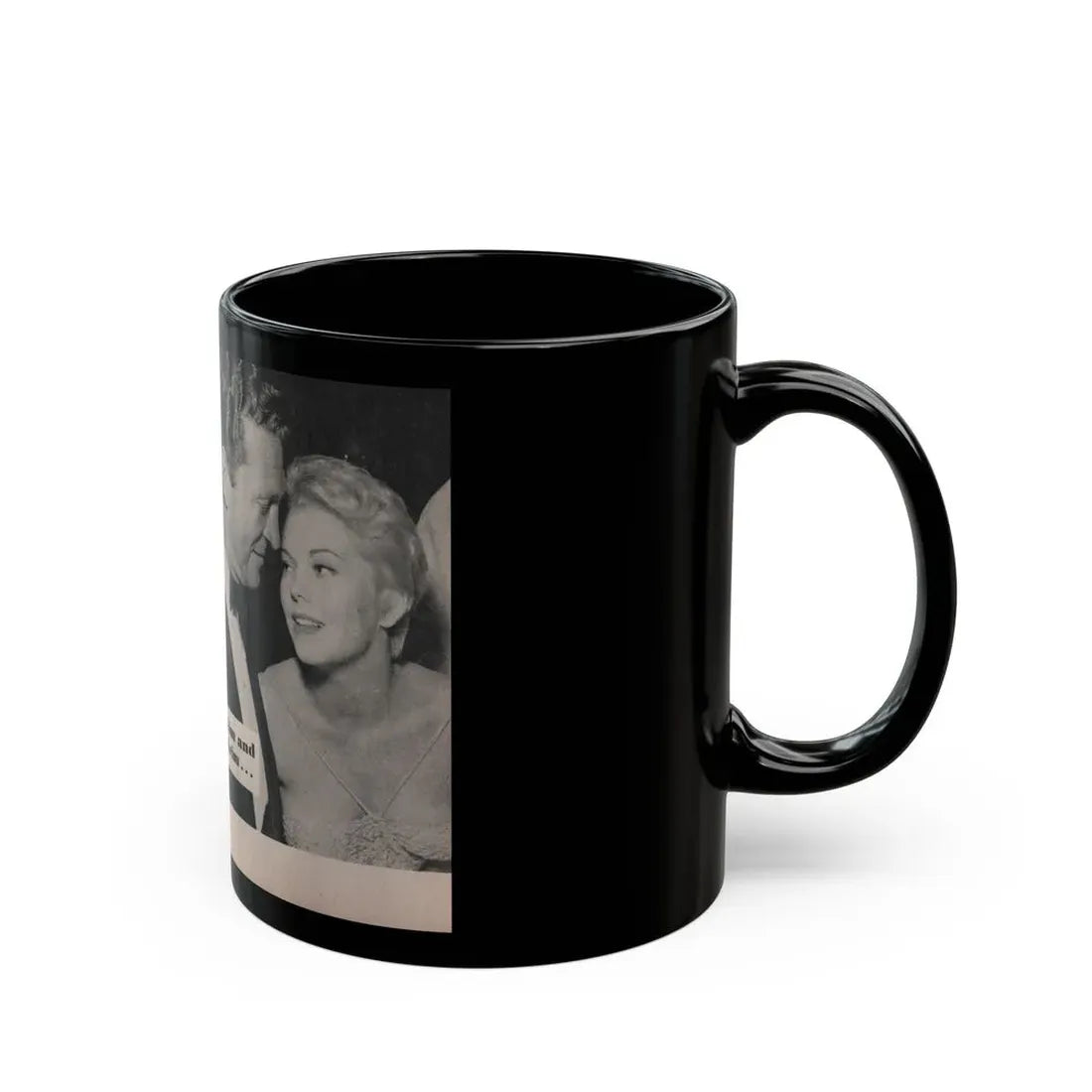 Kim Novak #157 - Scanned Mag. 66 Photos (Vintage Female Icon) Black Coffee Mug - Go Mug Yourself