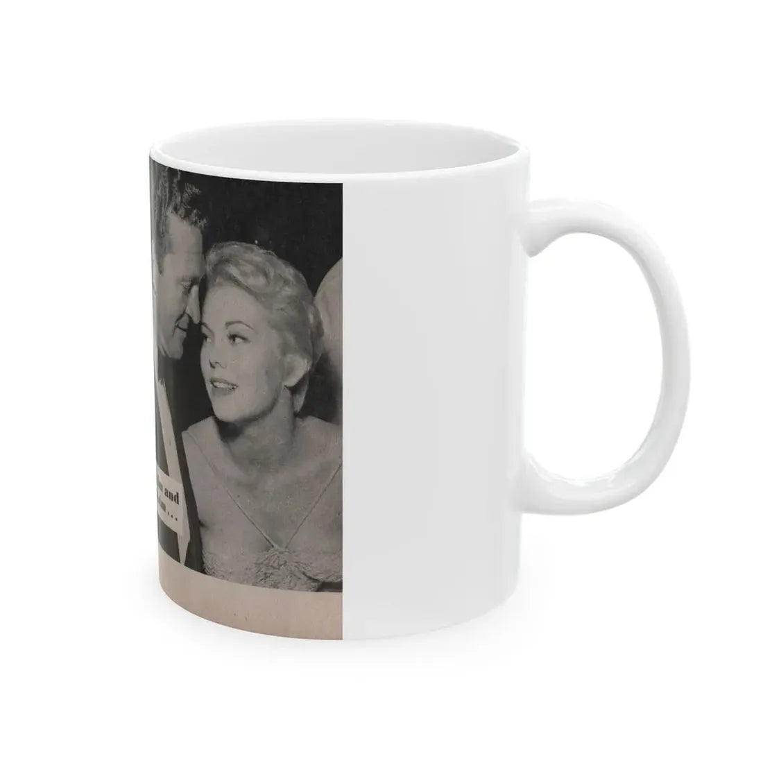 Kim Novak #157 - Scanned Mag. 66 Photos (Vintage Female Icon) White Coffee Mug - Go Mug Yourself