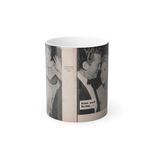 Kim Novak #157 - Scanned Mag. 66 Photos (Pages 34 & 35) (Vintage Female Icons) Color Changing Mug 11oz-11oz-Go Mug Yourself