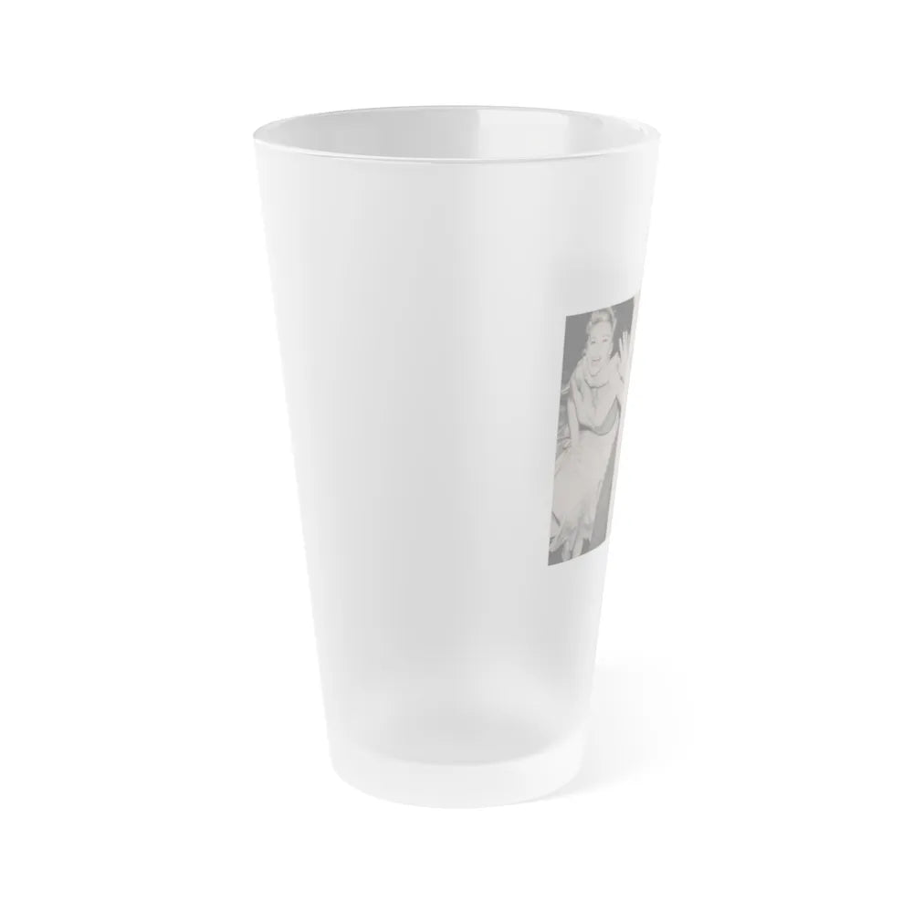 Kim Novak #157 - Scanned Mag. 66 Photos (Vintage Female Icon) Frosted Pint Glass 16oz-Go Mug Yourself