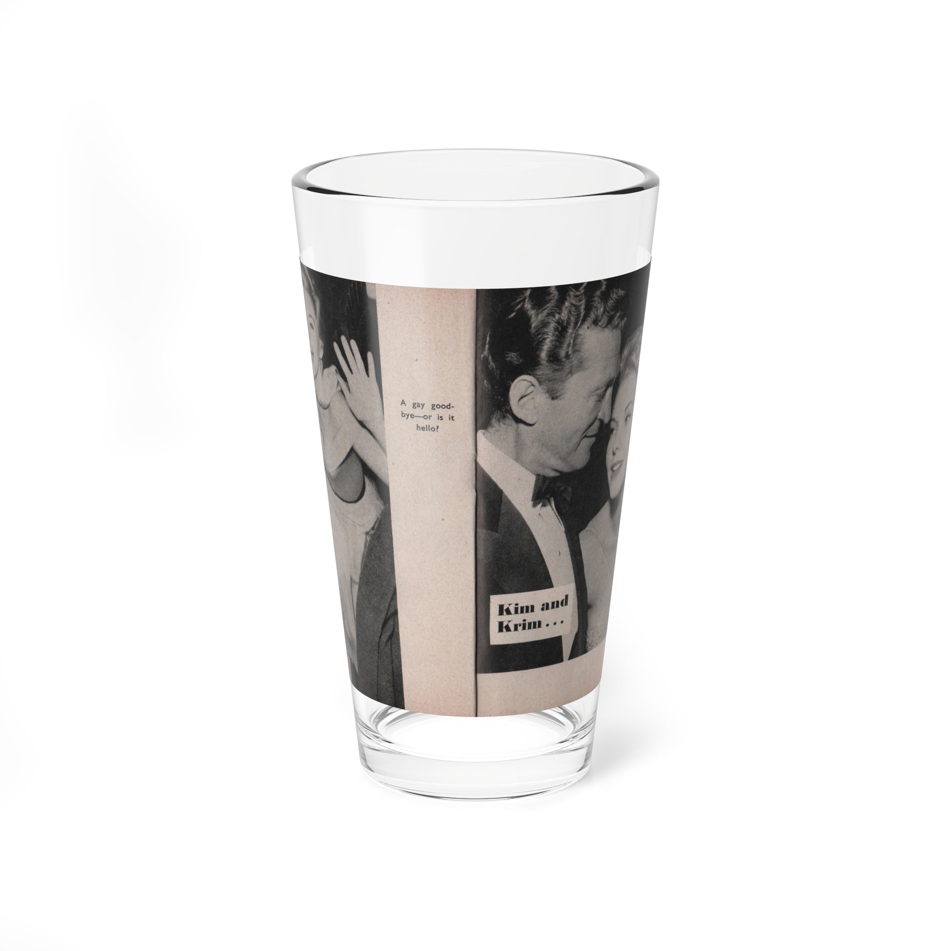Kim Novak #157 - Scanned Mag. 66 Photos (Vintage Female Icon) Pint Glass 16oz-16oz-Go Mug Yourself