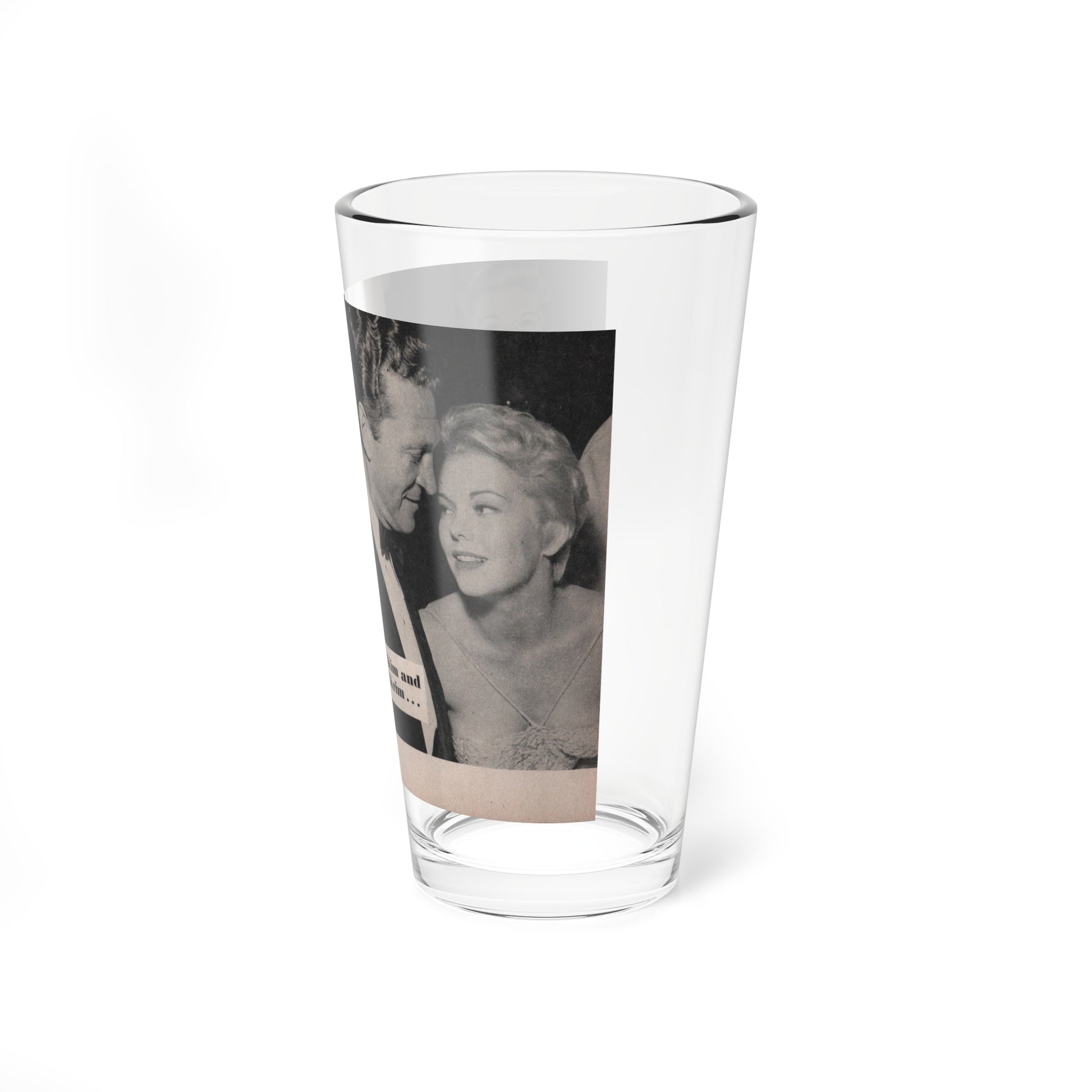 Kim Novak #157 - Scanned Mag. 66 Photos (Vintage Female Icon) Pint Glass 16oz-Go Mug Yourself