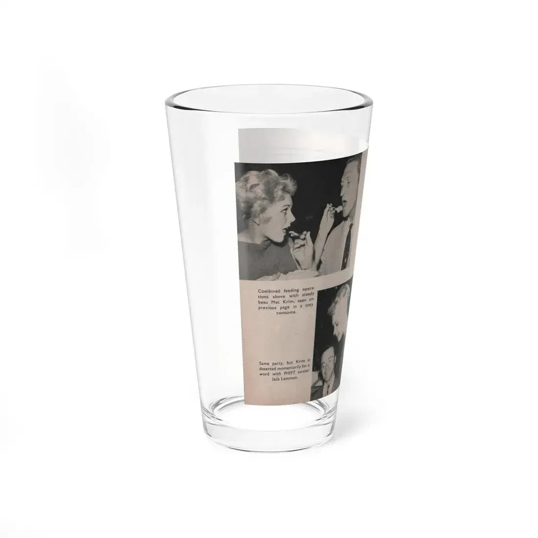 Kim Novak #158 - Scanned Mag. 66 Photos (Vintage Female Icon) Pint Glass 16oz - Go Mug Yourself
