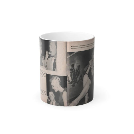 Kim Novak #158 - Scanned Mag. 66 Photos (Pages 36 & 37) (Vintage Female Icons) Color Changing Mug 11oz-11oz-Go Mug Yourself