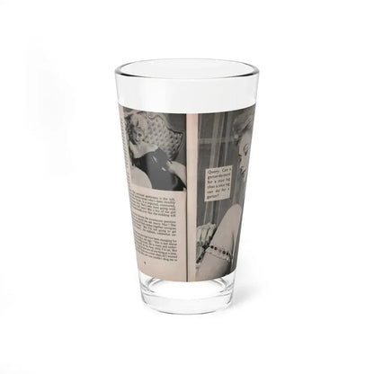 Kim Novak #159 - Scanned Mag. 66 Photos (Vintage Female Icon) Pint Glass 16oz 16oz - Go Mug Yourself