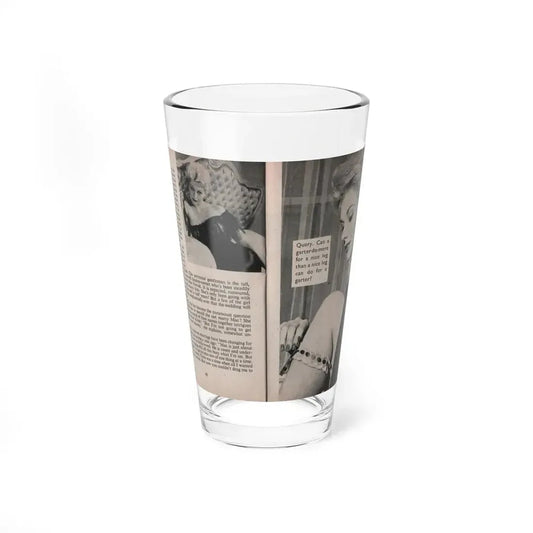 Kim Novak #159 - Scanned Mag. 66 Photos (Vintage Female Icon) Pint Glass 16oz 16oz - Go Mug Yourself